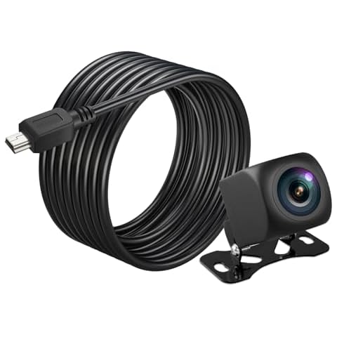 Faninso Rear View Camera 1080P HD, Waterproof, Wide Angle, Night Vision - Compatible with V3 Car Play Screens Backup Cameras for Enhanced Safe Parking Cover