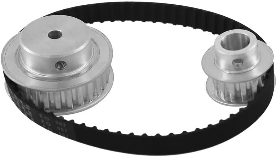 タイミング プーリー ベルト セット XL 15T 30T 11mm ベルト幅 アルミ プーリー ホイール 減速 1:2 124XL