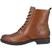 Produktbild Tamaris Damen Lederstiefelette mit Blocksabsatz Cognac braun - 37/37.0