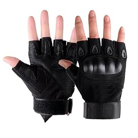 KUJYBG Half Finger Gloves Outdoor Sports Wear Resistant Fitness Cycling Training Fingertip Sports