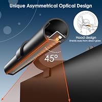 Quntis Curved Monitor Lampe 40cm Hintergrundbeleuchtung Fernbedienung Grau – Ansicht 9