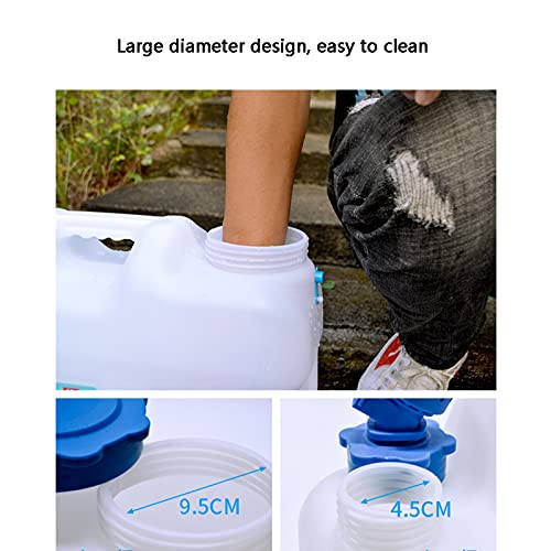 Bucket PE d'eau purifiée 25L avec robinet robuste et durable