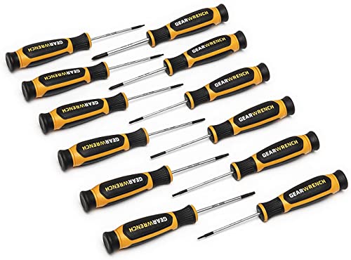 GEARWRENCH 12 Pc. Phillips/Slotted/Torx Mini Dual Material Screwdriver Set - 80057H thumbnail 6