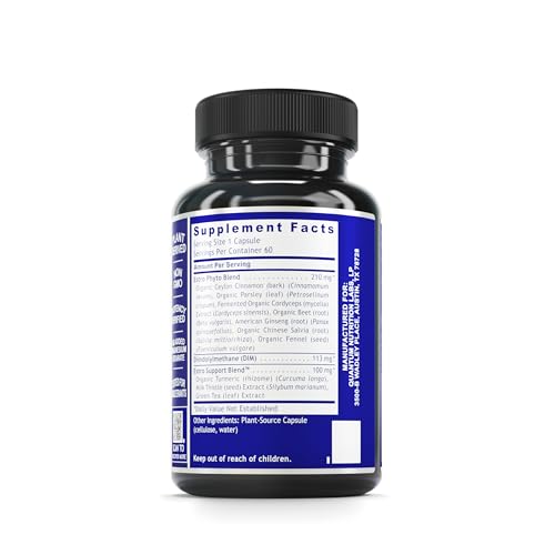 QNL Quantum Estro Support - Natural Hormone Supplement for Women & Men - Supports Men\'s & Women\'s Health - Organic Hormonal Balance for Women - 60 Capsules - Thumbnail 2