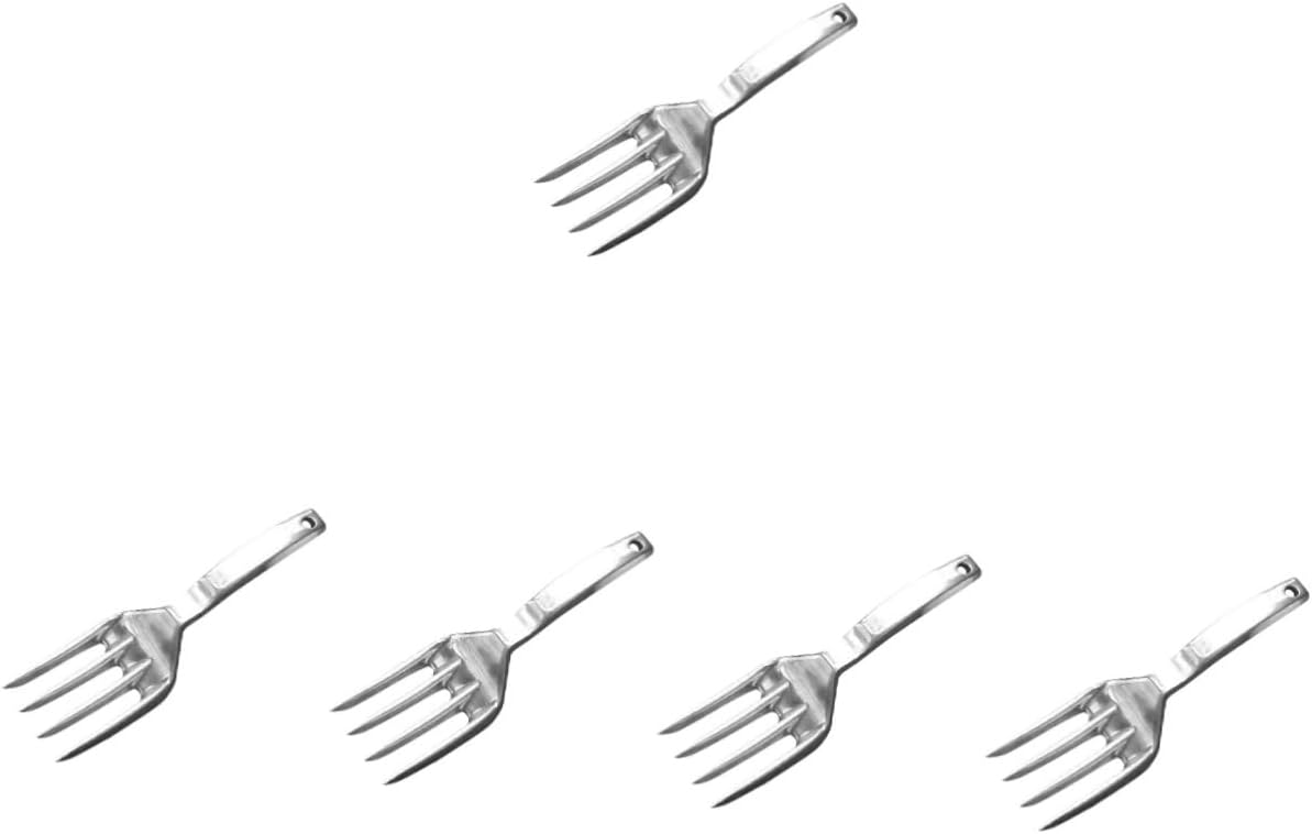 BESPORTBLE 5pcs Functional Hand Rake Tool Lightweight Aluminium Alloy Gardening Rake for Planting Soil Loosening Weeding Your Flowerbed Essential Gardening Tool for Garden