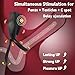 Penis Ring Vibrator Clitoral Stimulator with Vibrating Cock Ring Sex Toy for Men with G Spot Clitoris Vibrator Rechargeable Waterproof 10 Vibrations Adult Male Female Couples Pleasure（Black）