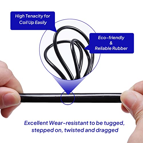 Hbu Pack Of 2 3.3 Feet Speakon Female Connector To 1/4" Male Cable - 2Pcs 1-Meter Audio Patch Speakon Jack Plug To 6.35Mm Ts Speaker Interconnect Wire (2-Packs) #TOP5