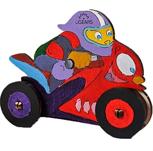 Preisvergleich Produktbild UGEARS Holz Motorrad zum Zusammenbauen und Bemalen