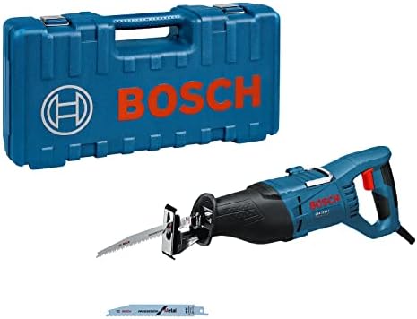 Bosch Professional Piła szablasta GSA 1100 E Professional (1 100 W, 1 brzeszczot do pił szablastych S 2345 X do drewna, 1 brzeszczot do pił szablastych S 123 XF do metalu, walizka)