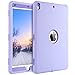 BENTOBEN Case for iPad Air (3rd Generation) 10.5 2019/ iPad Pro 10.5 2017, 3 in 1 Heavy Duty Shockproof Rugged Impact Resistant Hybrid Hard PC Soft Silicone Full Body Protective Table Case, Purple