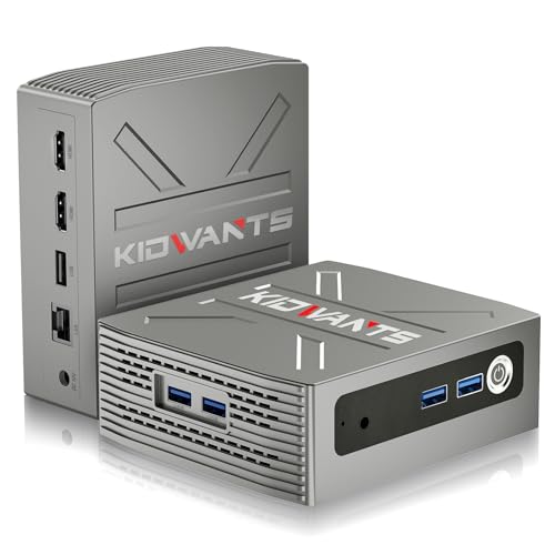 KG1 Mini computadora de escritorio Windows 11 Pro preinstalada, Intel N4000 (hasta 2.6 GHz) Mini PC con 8 GB de RAM 128 GB M.2 SSD, USB 3.0, HDMI 4K, BT5.0, WiFi 5, 4K HDMI, puerto Gigabit para