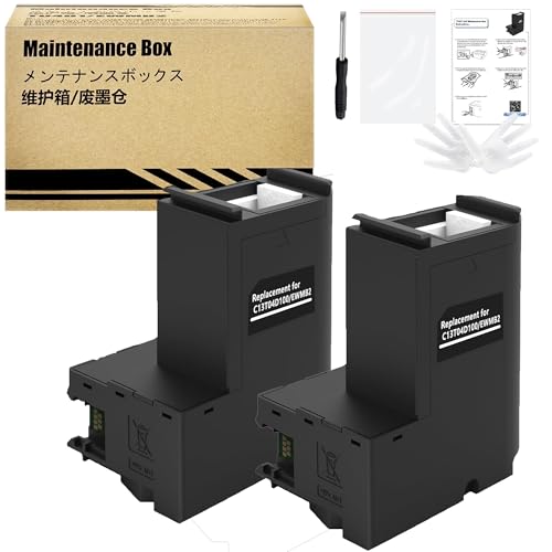 LCL Kompatybilne pudełko do konserwacji atramentu zamiennik dla T04D1 C13T04D100 (2PK) zamiennik dla Epson ET-M3180 ET-M317 ET-M3140 ET-M217 ET-M2140 ET-M1180