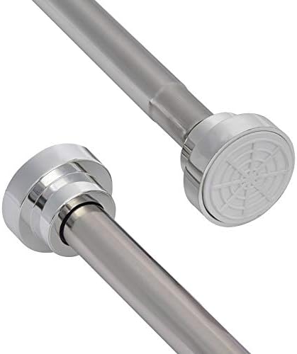 Stainless Steel Extendable Telescopic Curtain Rod Tension Pole Net Voile Shower Curtains Rail(150-260cm)