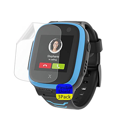Aemus Compatible with XPLORA X5 Play Screen Protector Smart Watch TPU clear film Full coverage Bubble self-healing flexible film (3Pack)