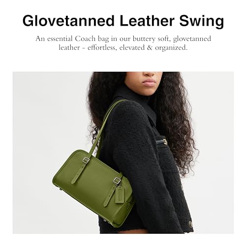 Image of COACH Swing Zip Bag with Grommets