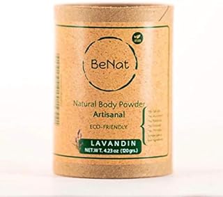BeNat Talc Free All Natural Body Powder for Men, Women, Kids and Babies Ultimate Comfort Moisture Absorbing Natural Body Deodorant Powder with 24 Hour Odor Protection 4.2 oz.