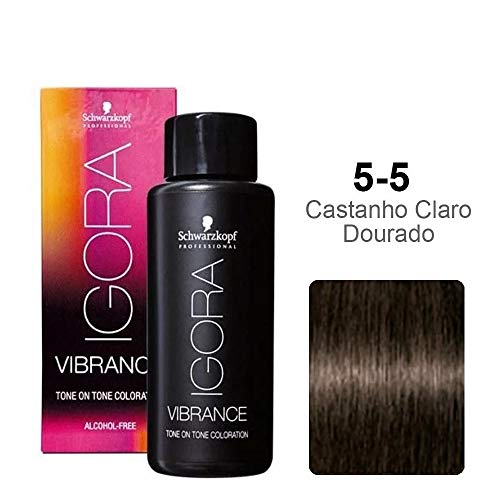 Schwarzkopf Igora Vibrance 5-5 Castanho Claro Natural Dourado 60ml