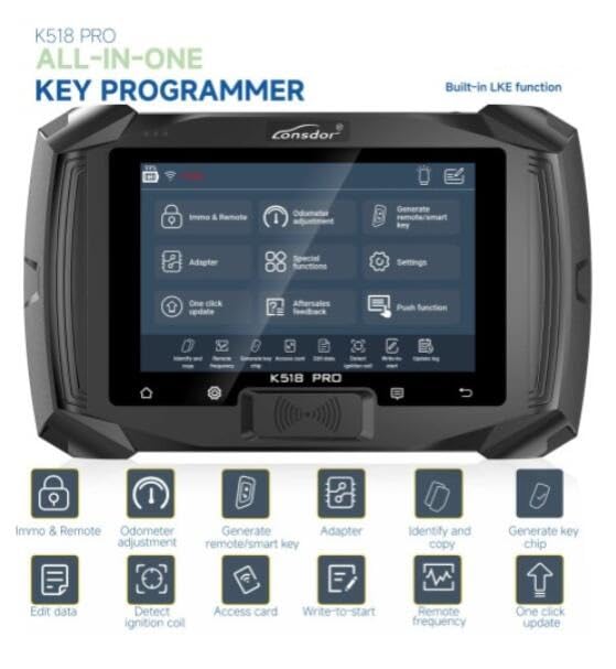 Lonsdor K518 PRO pełna wersja programator kluczy wszystko w jednym