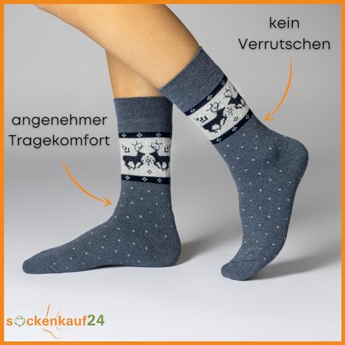 Thermo Socken für Damen in Größe 35-38 für kalte Tage