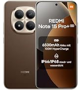 XIAOMI Redmi Note 15 Pro+ 5G Smartphone (12+512 GB) – Handy mit Android, 6500-mAh-Akku, IP66/IP68...
