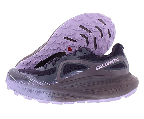 Salomon Salomon Women's Glide Max TR Trail Running Shoe, Nightshade/Moonscape/Orchid Bloom, Size 9 US