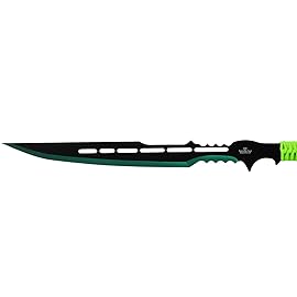 Snake Eye Tactical Fantasy Design Ninja Sword Comes with Nylon Sheath (Green)