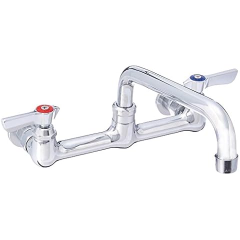 Krowne Silver Series 8" Center Wall Mount Faucet, 8" Spout Cover