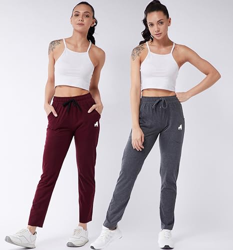 Image of Modeve Women Track Regular Fit Pants