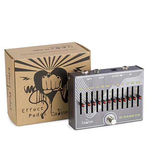 Caline Cp-81 10 Band Eq Guitar Effect Pedal V3.0 - Use 500Ma Power Supply (Not Included) #TOP5