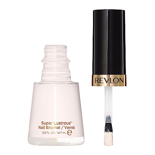 Image of REVLON Nail Enamel, Chip Resistant Nail Polish, Glossy Shine Finish, In Nude /Brown, 909 Sheer Petal, 0.5 Fluid Ounces