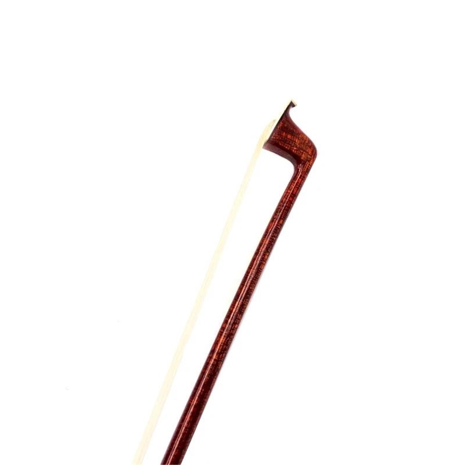 Geigenbogen 1 Bogen aus brasilianischem Palisander Karbonfaser runder Stab für Violine und Bratsche 4/4 Silber/Kupfer eingelegtes Schachtelhalmhaar(Viola)