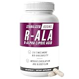 NERVE RENEW R-ALA Stabilized R Alpha Lipoic Acid 600mg Nerve Support Supplement 60 Capsules