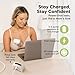 KeaBabies Hands Free Breast Pump Wearable, Portable - With Full Set Soft Silicone Flange Inserts, 3 Modes & 9 Strong Suction Levels, Pulse S10 Pro Quiet Double Electric Breastfeeding Pumps, 2-PK (Zen)