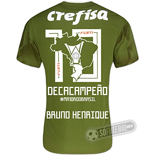 Camisa Palmeiras Edição Limitada (BRUNO HENRIQUE) - Decacampeão Brasileiro