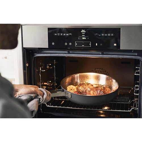 ZWILLING Pure 9.5-inch Stainless Steel Ceramic Nonstick Fry Pan, Grey by ZWILLING - Used condition - Image 4