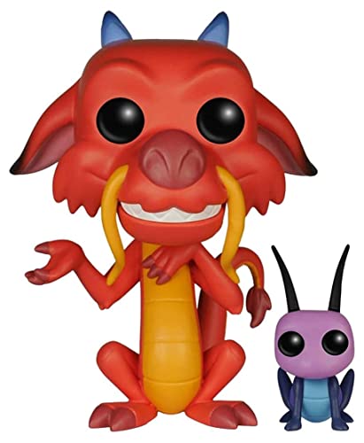 Mulan Mushu And Cricket Pop! Vinyl Figure #TOP2
