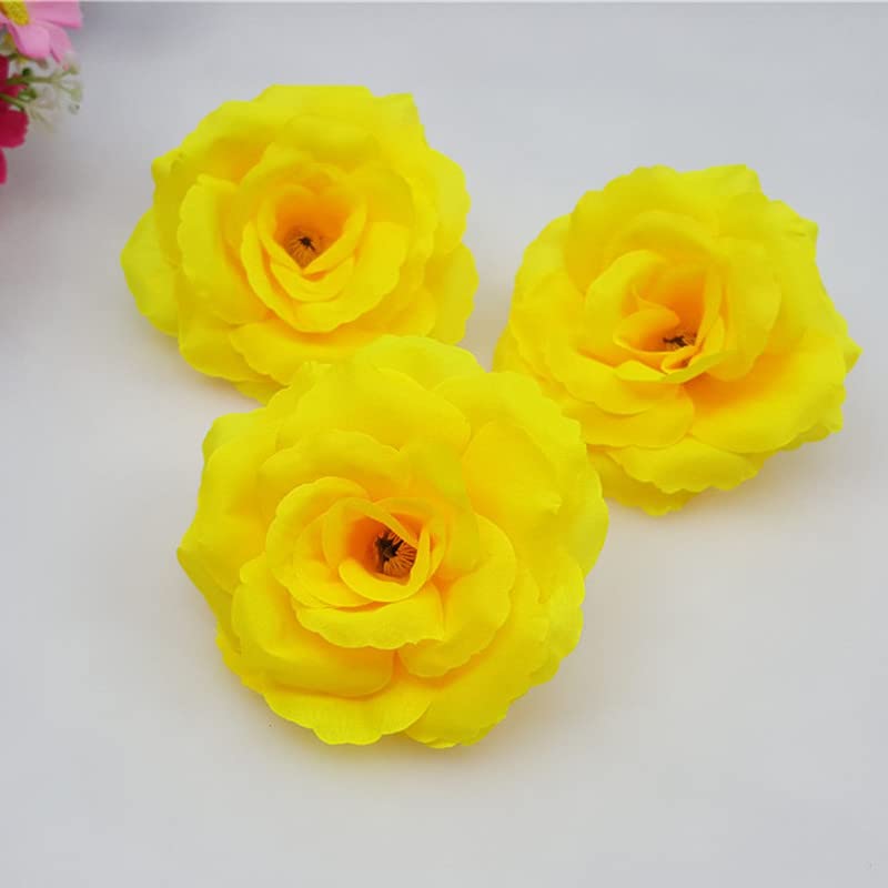 Kunstblumen Rosenknospen Strauß – Orange, 23 Cm – Aus Seide & Kunststoff Für Deko