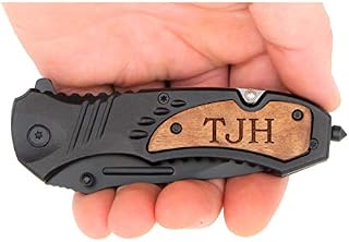 TAC-FORCE TF606WS Engraved Tactical Assisted Opening Pocket Knife, Valentines Day Gifts For Men