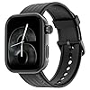 Noise Pro 6 Smart Watch:Intelligent AI, Endless AI Watch Faces, AI Companion, 1.85” AMOLED, EN2 Processor, Nebula UI 2.0, Emergency SOS, Compatible with iOS & Android(Jet Black)