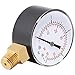 MAVIS LAVEN Mini Pressure, Metal Dual Scale Manometer for Air Water Oil, 0-60psi 0-4bar, Compact Design for Industrial and Household Use