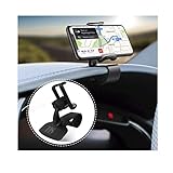 Happy Memories Universal Dashboard Car Phone Holder Easy Clip Mount Stand Car Phone Holder GPS Display Bracket Classic Black Car Holder Support