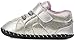 Pediped Girl's Dani Shoe, Silver Shimmer, 0-6 Months Child EU Infant (0-6 Months US)