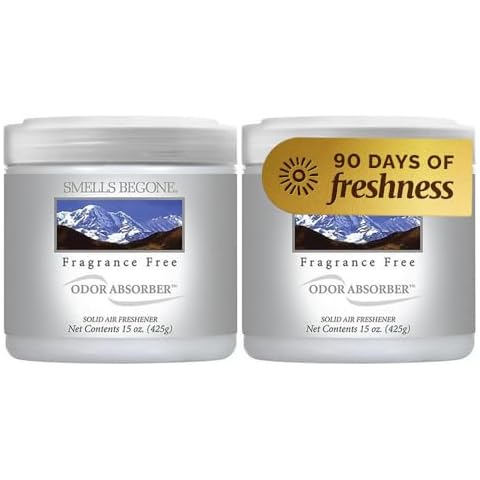 SMELLS BEGONE 15oz Gel Odor Eliminator 2-Pack Cover