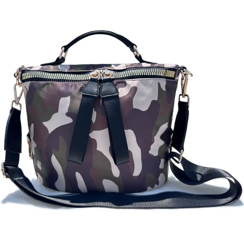 Image of Women's Crossbody Bag - Soft Cloth Shoulder Bag, Lightweight Waterproof Purse, Stylish Slash-Proof Casual Bag