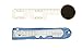 EFK-II SUPPLY Optical PD Ruler Pupil Distance Ruler Eye Ophthalmic Tool w/Occluder + Straight Edge PD Ruler Pupillary Distance Ruler PD Ruler 2 Pieces US Stock