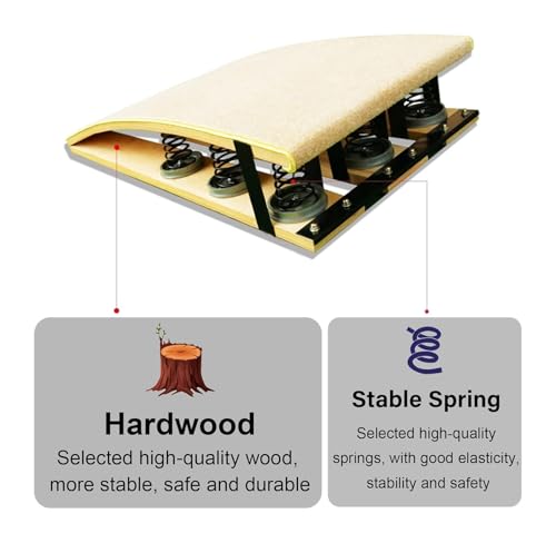 Lmuwecno Gymnastics Springboard Spring Boards Gymnastics Springboard Spring Board Gymnastics Vault Vault Gymnastics Heavy Duty High Jump/Long Jump/Backflip Exercise Equipment - Thumbnail 4