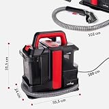 LEHMANN EasyWash Clean – odkurzacz piorący do prania tapicerki, 750 W, czyszczenie mokro i sucho, system 2 zbiorników, idealny do sof i foteli i dywanów