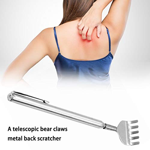Raspador de costas extensível raspador de costas telescópico aço inoxidável portátil telescópico ext