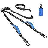 [Dispensador de Bolsas y Hebilla Del Cinturón de Seguridad] El dispensador de bolsas de basura con gancho se puede conectar a la cuerda de doble extremo para brindar comodidad cuando salga. La hebilla del cinturón de seguridad mantiene a su perro seguro en el vehículo mientras le permite sentarse, pararse o acostarse cómodamente.