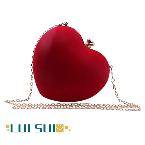 Bolso de mano pequeño en forma de corazón para fiesta miniatura 3